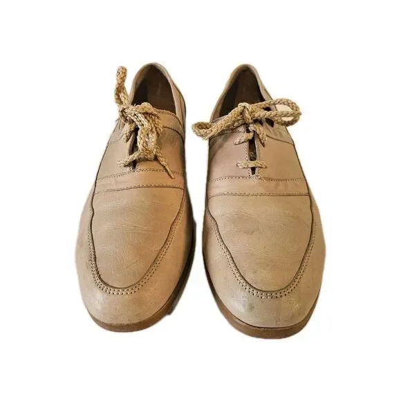 Sorrento Men's Shoes Size 10 Beige - Picture 2 of 9